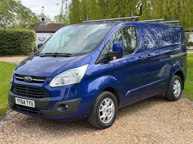 2014 64 Ford Transit Custom 2.2 TDCi 270 Limited Panel Van 5dr Diesel Manual L1 H1 (186 g/km, 123 bhp)