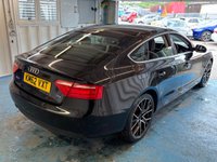 USED 2013 62 AUDI A5 2.0 TDIe Sportback 5dr Diesel Manual Euro 5 (s/s) (136 ps)+HISTORY+MOT TIL APRIL 2027+USB+ALLOYS+BLUETOOTH+MEDIA+AIRCON+AUX+CLIMATE+HPI CLEAR+VOSA MOT HISTORY PRINTOUT, PART EXCHANGE WELCOME, FULL DEALER FACILITIES, CLEAN CAR+NICE DRIVE+GOOD MPG HISTORY+MOT TIL APRIL 2027+USB+ALLOYS+BLUETOOTH+MEDIA+AIRCON+AUX+CLIMATE+HPI CLEAR