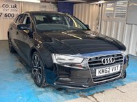USED 2013 62 AUDI A5 2.0 TDIe Sportback 5dr Diesel Manual Euro 5 (s/s) (136 ps)+HISTORY+MOT TIL APRIL 2027+USB+ALLOYS+BLUETOOTH+MEDIA+AIRCON+AUX+CLIMATE+HPI CLEAR+VOSA MOT HISTORY PRINTOUT, PART EXCHANGE WELCOME, FULL DEALER FACILITIES, CLEAN CAR+NICE DRIVE+GOOD MPG HISTORY+MOT TIL APRIL 2027+USB+ALLOYS+BLUETOOTH+MEDIA+AIRCON+AUX+CLIMATE+HPI CLEAR