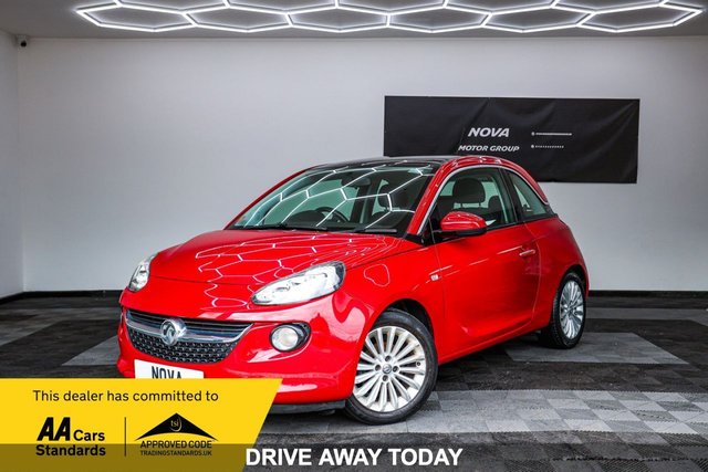 View our Vauxhall Adam 1.2i GLAM Hatchback 3dr Petrol Manual Euro 6 (70 ps)