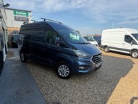 USED 2021 21 FORD TRANSIT CUSTOM 2.0 300 EcoBlue Limited Panel Van 5dr Diesel Manual L2 H2 Euro 6 (s/s) (130 ps) EXCELLENT  CONDITION IN&OUT  NO VAT