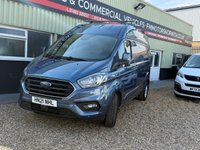 USED 2021 21 FORD TRANSIT CUSTOM 2.0 300 EcoBlue Limited Panel Van 5dr Diesel Manual L2 H2 Euro 6 (s/s) (130 ps) EXCELLENT  CONDITION IN&OUT  NO VAT