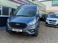 USED 2021 21 FORD TRANSIT CUSTOM 2.0 300 EcoBlue Limited Panel Van 5dr Diesel Manual L2 H2 Euro 6 (s/s) (130 ps) EXCELLENT  CONDITION IN&OUT  NO VAT