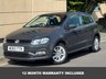 USED 2015 65 VOLKSWAGEN POLO 1.0 BlueMotion Tech SE Hatchback 3dr Petrol Manual Euro 6 (s/s) (75 ps) NEW MOT PROVIDED!