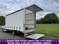 USED 2021 71 MERCEDES-BENZ SPRINTER  2.1 315Cdi 3.5t. NEW 5.2m (17ft) Curtainside Body, Tail Lift, Eu 6, 148Bhp Large Tail Lift, Tall Rear Aperture