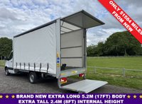 USED 2021 71 MERCEDES-BENZ SPRINTER  2.1 315Cdi 3.5t. NEW 5.2m (17ft) Curtainside Body, Tail Lift, Eu 6, 148Bhp Large Tail Lift, Tall Rear Aperture