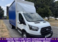 USED 2022 72 FORD TRANSIT 2.0 350 Leader 3.5t. L4 Lwb 4.2m Curtainside Tail Lift, Eu 6 130ps FREE UK MAINLAND DELIVERY | PARTX |