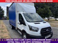 USED 2022 72 FORD TRANSIT 2.0 350 Leader 3.5t. L4 Lwb 4.2m Curtainside Tail Lift, Eu 6 130ps FREE UK MAINLAND DELIVERY | PARTX |