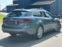 USED 2014 14 MAZDA MAZDA6 2.2 SKYACTIV-D Sport Nav Tourer 5dr Diesel Auto Euro 6 (s/s) (175 ps) GREAT HISTORY, SAT NAV/LEATHER