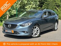 USED 2014 14 MAZDA MAZDA6 2.2 SKYACTIV-D Sport Nav Tourer 5dr Diesel Auto Euro 6 (s/s) (175 ps) GREAT HISTORY, SAT NAV/LEATHER