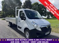 USED 2019 68 VAUXHALL MOVANO 2.3Cdti 3.5t. Euro 6, 5.2m.(17ft) Dropside, Transit, Sprinter Type, FREE Delivery, Finance, Part Exch.