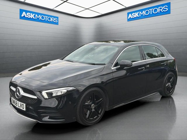 2018 68 MERCEDES-BENZ A-CLASS 1.5 A180d AMG Line (Executive) Hatchback 5dr Diesel 7G-DCT Euro 6 (s/s) (116 ps) SATNAV REVERSE CAMERA HEATED FRONT SEATS  