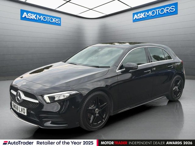 2018 68 MERCEDES-BENZ A-CLASS 1.5 A180d AMG Line (Executive) Hatchback 5dr Diesel 7G-DCT Euro 6 (s/s) (116 ps) SATNAV REVERSE CAMERA HEATED FRONT SEATS  