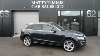 2014 AUDI Q5 2.0 TDI S line Plus SUV 5dr Diesel S Tronic quattro Euro 5 (s/s) (177 ps)SAT-NAV,LEATHER,LONG MOT,2 KEYS. &pound;8899.00