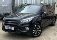 USED 2018 18 FORD KUGA 1.5 TDCi ST-Line SUV 5dr Diesel Manual Euro 6 (s/s) (120 ps) - APPLE CAR PLAY - SAT NAV - PART LEATHER - P/SENSORS - BLUETOOTH - CRUISE - 2 OWNERS