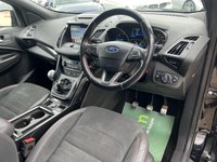 USED 2018 18 FORD KUGA 1.5 TDCi ST-Line SUV 5dr Diesel Manual Euro 6 (s/s) (120 ps) - APPLE CAR PLAY - SAT NAV - PART LEATHER - P/SENSORS - BLUETOOTH - CRUISE - 2 OWNERS