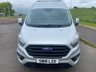 USED 2018 18 FORD TRANSIT CUSTOM 2.0 300 EcoBlue LIMITED LWB HIGH ROOF NO VAT L2 H2 Euro 6 (130 ps) 12 MONTHS PART AND LABOUR RAC WARRANTY+RAC BREAKDOWN COVER