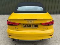 USED 2018 68 AUDI A3 CABRIOLET 1.5 TFSI CoD 35 S line Convertible 2dr Petrol S Tronic Euro 6 (s/s) (150 ps) 