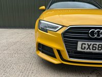 USED 2018 68 AUDI A3 CABRIOLET 1.5 TFSI CoD 35 S line Convertible 2dr Petrol S Tronic Euro 6 (s/s) (150 ps) 