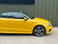 USED 2018 68 AUDI A3 CABRIOLET 1.5 TFSI CoD 35 S line Convertible 2dr Petrol S Tronic Euro 6 (s/s) (150 ps) 