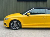 USED 2018 68 AUDI A3 CABRIOLET 1.5 TFSI CoD 35 S line Convertible 2dr Petrol S Tronic Euro 6 (s/s) (150 ps) 