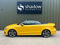 USED 2018 68 AUDI A3 CABRIOLET 1.5 TFSI CoD 35 S line Convertible 2dr Petrol S Tronic Euro 6 (s/s) (150 ps) 