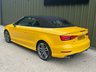 USED 2018 68 AUDI A3 CABRIOLET 1.5 TFSI CoD 35 S line Convertible 2dr Petrol S Tronic Euro 6 (s/s) (150 ps) 