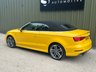 USED 2018 68 AUDI A3 CABRIOLET 1.5 TFSI CoD 35 S line Convertible 2dr Petrol S Tronic Euro 6 (s/s) (150 ps) 