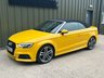 USED 2018 68 AUDI A3 CABRIOLET 1.5 TFSI CoD 35 S line Convertible 2dr Petrol S Tronic Euro 6 (s/s) (150 ps) 