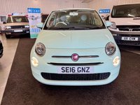 USED 2016 16 FIAT 500 1.2 ECO Pop Star Hatchback 3dr Petrol Manual Euro 6 (s/s) (69 bhp) - Low Miles with Service History! -