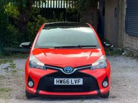 USED 2016 66 TOYOTA YARIS 1.5 VVT-h Orange Edition E-CVT Euro 6 5dr MOT APRIL 2027-HPI CLEAR