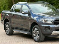 USED 2022 72 FORD RANGER 2.0 ECOBLUE WILDTRAK PICKUP DOUBLE CAB 4DR DIESEL AUTO 4WD EURO 6 (S/S) (213 PS) NAV NO VAT - 1 DIRECT COMPANY OWNER FROM NEW -  LOW MILEAGE - FULL FORD SERVICE HISTORY - JUST BEEN SERVICED - 2 KEYS - HPI CHECK ALL CLEAR - ULEZ / LEZ / CAZ COMPLIANT - STUNNING METALLIC GREY PAINTWORK - WILDTRACK BODY STYLING - SAT NAV - CAR PLAY - ANDRIOD AUTO - REVERSE CAMERA - LEATHERS INTERIOR - CRUISE CONTROL - BI XENON HEADLIGHTS - HYDROLIC LIFT - HEATED MIRRORS - FINANCE AVAILABLE - ZERO DEPOSIT OFFERS - ALL VANS/CARS WELCOME IN PART-EXCHANGE, ANY AGE, ANY MILEAGE, ANY CONDITION