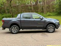 USED 2022 72 FORD RANGER 2.0 ECOBLUE WILDTRAK PICKUP DOUBLE CAB 4DR DIESEL AUTO 4WD EURO 6 (S/S) (213 PS) NAV NO VAT - 1 DIRECT COMPANY OWNER FROM NEW -  LOW MILEAGE - FULL FORD SERVICE HISTORY - JUST BEEN SERVICED - 2 KEYS - HPI CHECK ALL CLEAR - ULEZ / LEZ / CAZ COMPLIANT - STUNNING METALLIC GREY PAINTWORK - WILDTRACK BODY STYLING - SAT NAV - CAR PLAY - ANDRIOD AUTO - REVERSE CAMERA - LEATHERS INTERIOR - CRUISE CONTROL - BI XENON HEADLIGHTS - HYDROLIC LIFT - HEATED MIRRORS - FINANCE AVAILABLE - ZERO DEPOSIT OFFERS - ALL VANS/CARS WELCOME IN PART-EXCHANGE, ANY AGE, ANY MILEAGE, ANY CONDITION