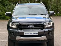 USED 2022 72 FORD RANGER 2.0 ECOBLUE WILDTRAK PICKUP DOUBLE CAB 4DR DIESEL AUTO 4WD EURO 6 (S/S) (213 PS) NAV NO VAT - 1 DIRECT COMPANY OWNER FROM NEW -  LOW MILEAGE - FULL FORD SERVICE HISTORY - JUST BEEN SERVICED - 2 KEYS - HPI CHECK ALL CLEAR - ULEZ / LEZ / CAZ COMPLIANT - STUNNING METALLIC GREY PAINTWORK - WILDTRACK BODY STYLING - SAT NAV - CAR PLAY - ANDRIOD AUTO - REVERSE CAMERA - LEATHERS INTERIOR - CRUISE CONTROL - BI XENON HEADLIGHTS - HYDROLIC LIFT - HEATED MIRRORS - FINANCE AVAILABLE - ZERO DEPOSIT OFFERS - ALL VANS/CARS WELCOME IN PART-EXCHANGE, ANY AGE, ANY MILEAGE, ANY CONDITION