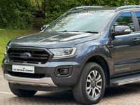 USED 2022 72 FORD RANGER 2.0 ECOBLUE WILDTRAK PICKUP DOUBLE CAB 4DR DIESEL AUTO 4WD EURO 6 (S/S) (213 PS) NAV NO VAT - 1 DIRECT COMPANY OWNER FROM NEW -  LOW MILEAGE - FULL FORD SERVICE HISTORY - JUST BEEN SERVICED - 2 KEYS - HPI CHECK ALL CLEAR - ULEZ / LEZ / CAZ COMPLIANT - STUNNING METALLIC GREY PAINTWORK - WILDTRACK BODY STYLING - SAT NAV - CAR PLAY - ANDRIOD AUTO - REVERSE CAMERA - LEATHERS INTERIOR - CRUISE CONTROL - BI XENON HEADLIGHTS - HYDROLIC LIFT - HEATED MIRRORS - FINANCE AVAILABLE - ZERO DEPOSIT OFFERS - ALL VANS/CARS WELCOME IN PART-EXCHANGE, ANY AGE, ANY MILEAGE, ANY CONDITION