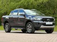 USED 2022 72 FORD RANGER 2.0 ECOBLUE WILDTRAK PICKUP DOUBLE CAB 4DR DIESEL AUTO 4WD EURO 6 (S/S) (213 PS) NAV NO VAT - 1 DIRECT COMPANY OWNER FROM NEW -  LOW MILEAGE - FULL FORD SERVICE HISTORY - JUST BEEN SERVICED - 2 KEYS - HPI CHECK ALL CLEAR - ULEZ / LEZ / CAZ COMPLIANT - STUNNING METALLIC GREY PAINTWORK - WILDTRACK BODY STYLING - SAT NAV - CAR PLAY - ANDRIOD AUTO - REVERSE CAMERA - LEATHERS INTERIOR - CRUISE CONTROL - BI XENON HEADLIGHTS - HYDROLIC LIFT - HEATED MIRRORS - FINANCE AVAILABLE - ZERO DEPOSIT OFFERS - ALL VANS/CARS WELCOME IN PART-EXCHANGE, ANY AGE, ANY MILEAGE, ANY CONDITION