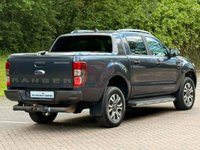 USED 2022 72 FORD RANGER 2.0 ECOBLUE WILDTRAK PICKUP DOUBLE CAB 4DR DIESEL AUTO 4WD EURO 6 (S/S) (213 PS) NAV NO VAT - 1 DIRECT COMPANY OWNER FROM NEW -  LOW MILEAGE - FULL FORD SERVICE HISTORY - JUST BEEN SERVICED - 2 KEYS - HPI CHECK ALL CLEAR - ULEZ / LEZ / CAZ COMPLIANT - STUNNING METALLIC GREY PAINTWORK - WILDTRACK BODY STYLING - SAT NAV - CAR PLAY - ANDRIOD AUTO - REVERSE CAMERA - LEATHERS INTERIOR - CRUISE CONTROL - BI XENON HEADLIGHTS - HYDROLIC LIFT - HEATED MIRRORS - FINANCE AVAILABLE - ZERO DEPOSIT OFFERS - ALL VANS/CARS WELCOME IN PART-EXCHANGE, ANY AGE, ANY MILEAGE, ANY CONDITION