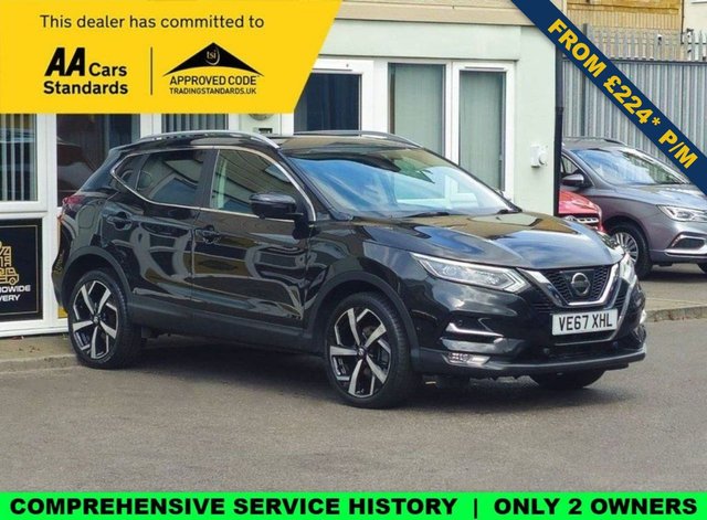 View our Nissan Qashqai 1.2 DIG-T Tekna SUV 5dr Petrol XTRON Euro 6 (s/s) (115 ps)