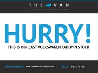 USED 2021 21 VOLKSWAGEN CADDY 2.0 TDI C20 COMMERCE PANEL VAN 5DR DIESEL MANUAL SWB EURO 6 (S/S) (75 PS) NAV 