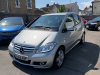 USED 2012 12 MERCEDES-BENZ A-CLASS 2.0 A160 CDI Avantgarde SE Hatchback 5dr Diesel CVT (142 g/km, 82 bhp) LOW MILEAGE AUTOMATIC A160 + SERVICE HISTORY + FRESH SERVICE + NEW MOT + CLEAN CONDITION THROUGHOUT + METALLIC SILVER COLOUR + SPEC INCLUDES CD/ RADIO, PART LEATHER INTERIOR, ALLOY WHEELS, FRONT FOGLIGHTS, REMOTE LOCKING, ELECTRIC WINDOWS AND MIRRORS + 3 MONTHS WARRANTY + 12 MONTHS AA BREAKDOWN COVER INCLUDED
