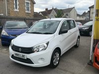 USED 2015 15 SUZUKI CELERIO 1.0 SZ3 Hatchback 5dr Petrol Manual Euro 6 (68 ps) NICE LOW MIELAGE EXAMPLE + CLEAN CONDITION THROUGHOUT + FULL SERVICE HISTORY + FRESH SERVICE + LONG MOT + AVERAGE 65 MPG + &pound;20 ROAD TAX + INSURANCE GROUP 7 + SOLID WHITE COLOUR + SPEC INCLUDES ALLOY WHEELS, CLOTH INTERIOR, ISOFIX, REMOTE LOCKING, ELECTRIC WINDOWS, A/C, CD/ RADIO + 3 MONTHS WARRANTY + 12 MONTHS AA BREAKDOWN COVER INCLUDED