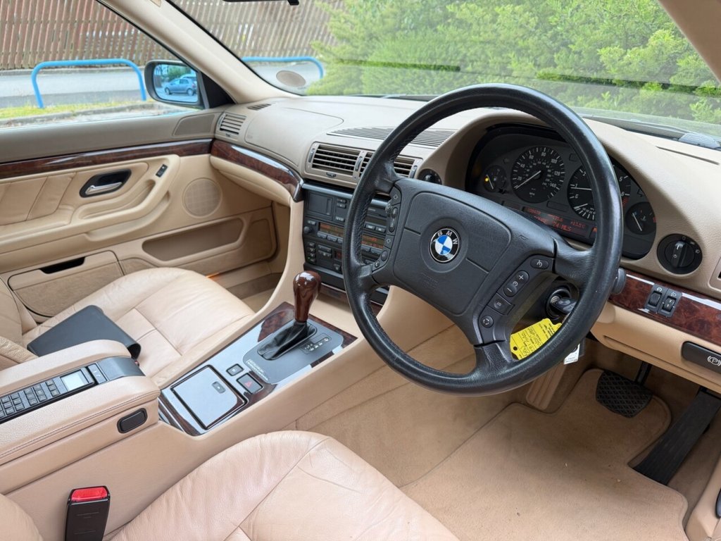 USED 1998 S BMW 7 SERIES 2.8 728i Saloon 4dr Petrol Automatic (267 g/km, 193 bhp) STUNNING TIMEWARP EXAMPLE WITH ONLY TWO OWNERS AND A BMW SERVICE HISTORY