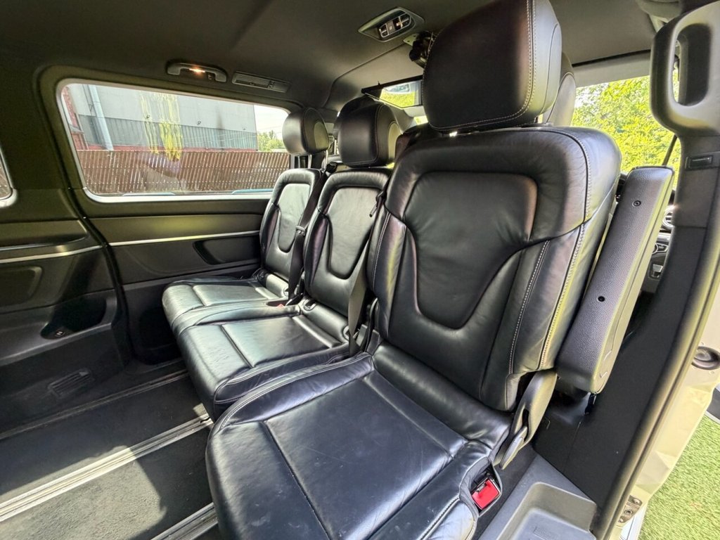 USED 2017 67 MERCEDES-BENZ V-CLASS 2.2 V220d AMG Line MPV 5dr Diesel G-Tronic+ Euro 6 (s/s) 8 Seat XLWB (163 ps) 8 SEATS, SAT NAV, RCAM