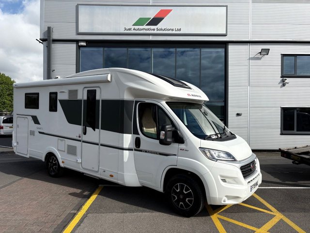 View our Adria Coral 670 SL Axess 4 Belt - 3 Berth - End Fixed Singles Over Storage