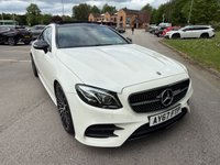 USED 2017 67 MERCEDES-BENZ E-CLASS 3.0 E350d V6 AMG Line (Premium Plus) Coupe 2dr Diesel G-Tronic+ 4MATIC Euro 6 (s/s) (258 ps) HEATED LEATHER, REVERSE CAM, USB