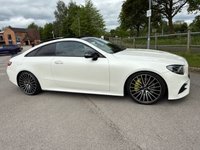 USED 2017 67 MERCEDES-BENZ E-CLASS 3.0 E350d V6 AMG Line (Premium Plus) Coupe 2dr Diesel G-Tronic+ 4MATIC Euro 6 (s/s) (258 ps) HEATED LEATHER, REVERSE CAM, USB