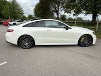 USED 2017 67 MERCEDES-BENZ E-CLASS 3.0 E350d V6 AMG Line (Premium Plus) Coupe 2dr Diesel G-Tronic+ 4MATIC Euro 6 (s/s) (258 ps) HEATED LEATHER, REVERSE CAM, USB