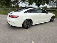 USED 2017 67 MERCEDES-BENZ E-CLASS 3.0 E350d V6 AMG Line (Premium Plus) Coupe 2dr Diesel G-Tronic+ 4MATIC Euro 6 (s/s) (258 ps) HEATED LEATHER, REVERSE CAM, USB