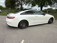 USED 2017 67 MERCEDES-BENZ E-CLASS 3.0 E350d V6 AMG Line (Premium Plus) Coupe 2dr Diesel G-Tronic+ 4MATIC Euro 6 (s/s) (258 ps) HEATED LEATHER, REVERSE CAM, USB