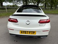 USED 2017 67 MERCEDES-BENZ E-CLASS 3.0 E350d V6 AMG Line (Premium Plus) Coupe 2dr Diesel G-Tronic+ 4MATIC Euro 6 (s/s) (258 ps) HEATED LEATHER, REVERSE CAM, USB